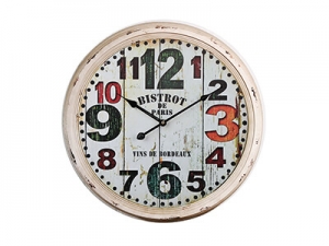 24インチの金属製の壁掛け時計